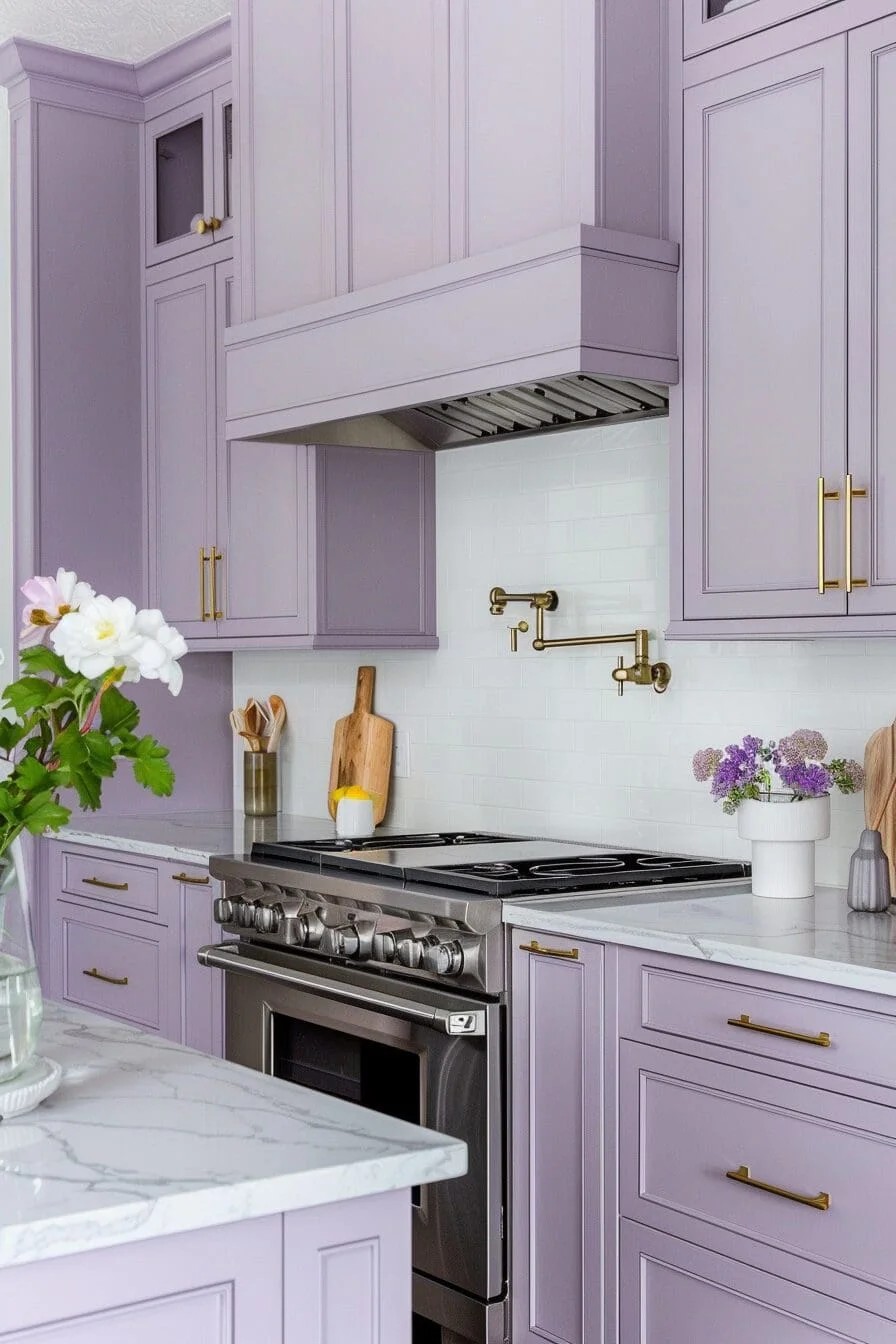 Lavender Cabinets