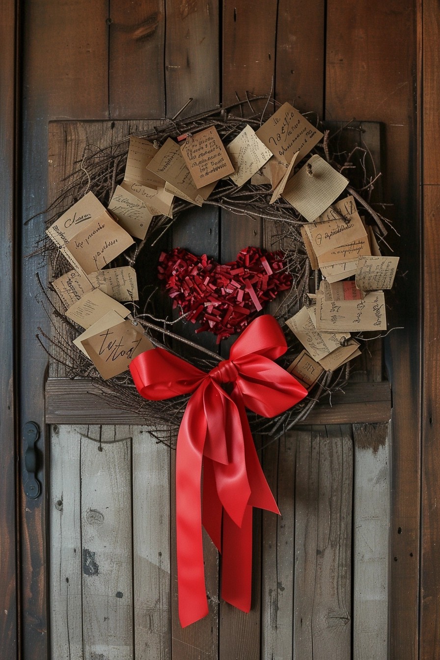 Love Letters Wreath