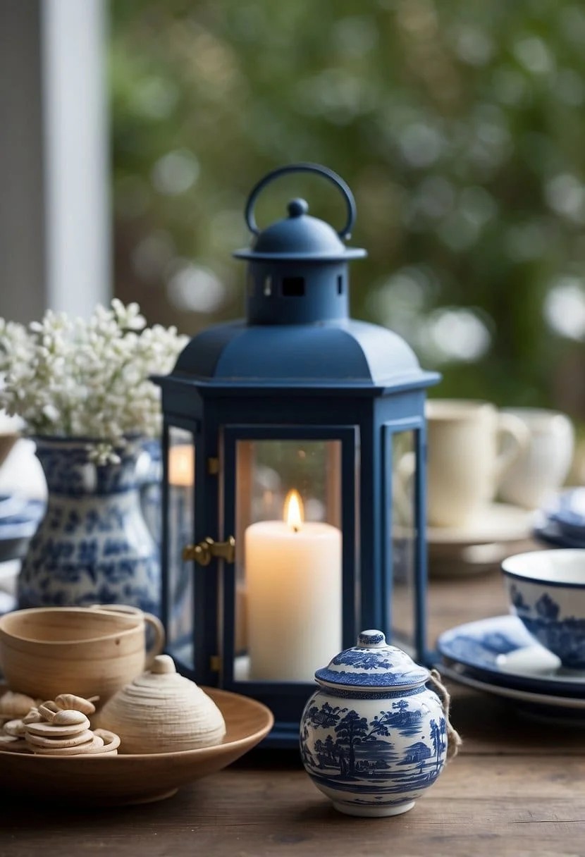 Nautical Lantern Table Setting