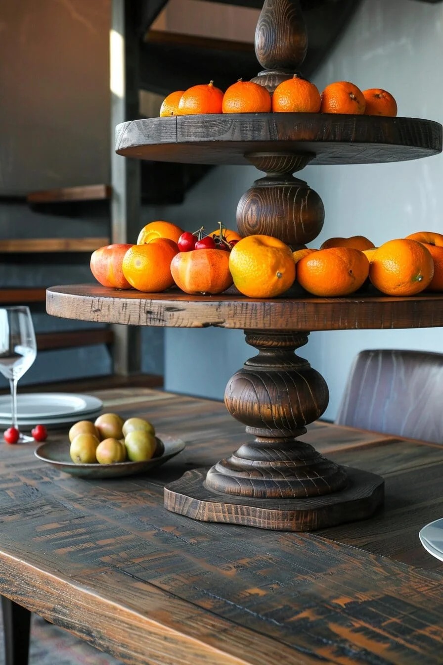 A Tiered Fruit Stand