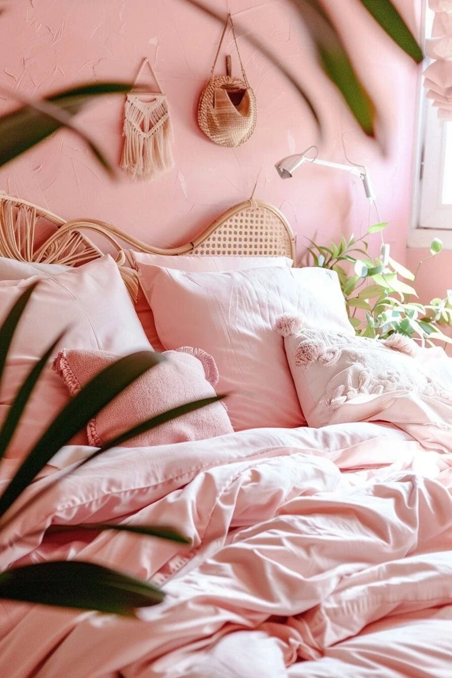 Layered Pink Textiles