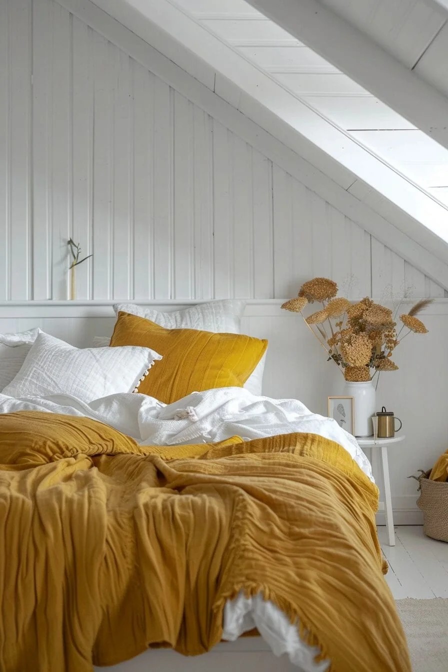 Yellow and White Scandinavian Design