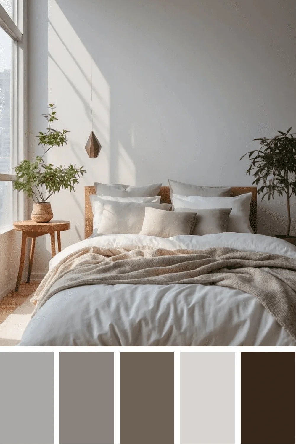 Japanese White Bedroom: Minimal & Bright