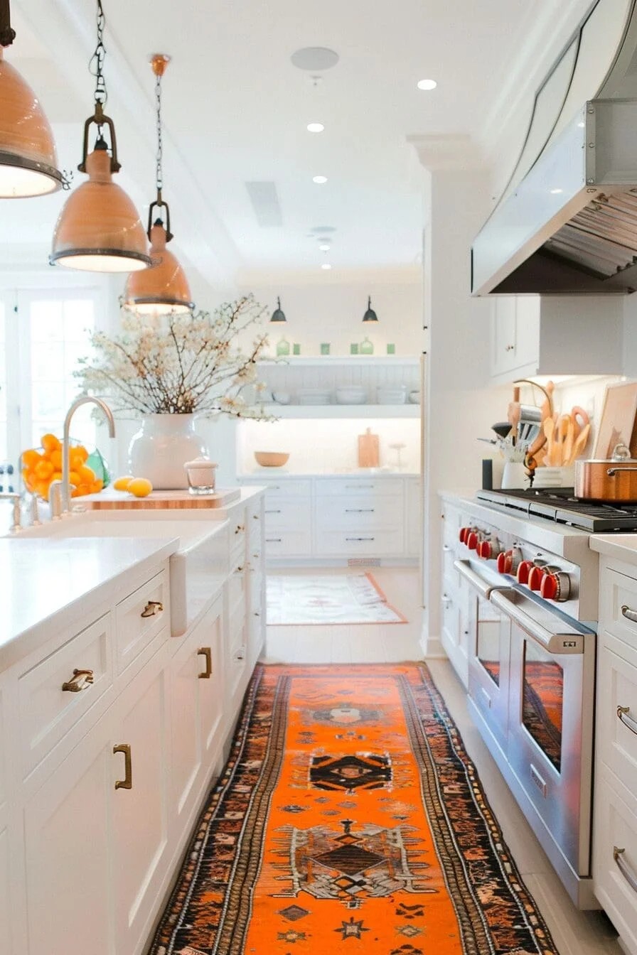 Bold Orange Rug