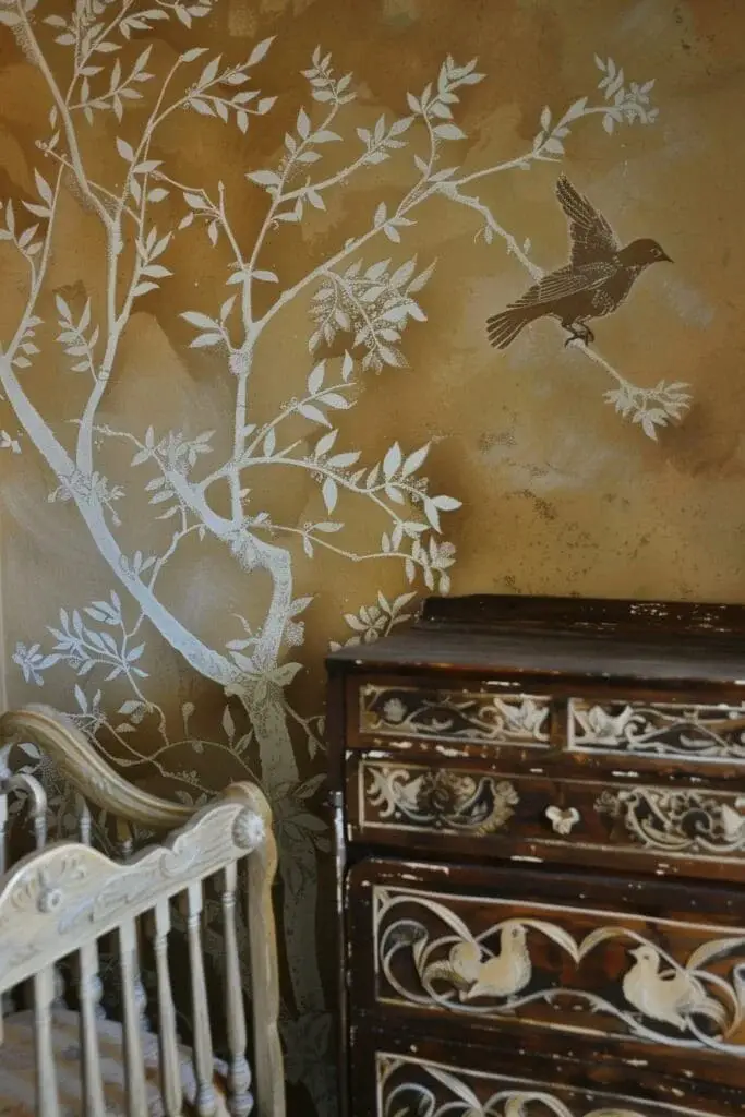 Wall Stenciling & Antique Furniture