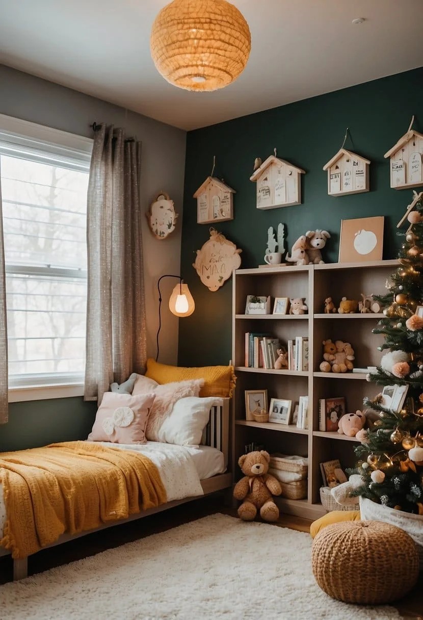 Toddler Girl Bedroom With Nature-Inspired Colors