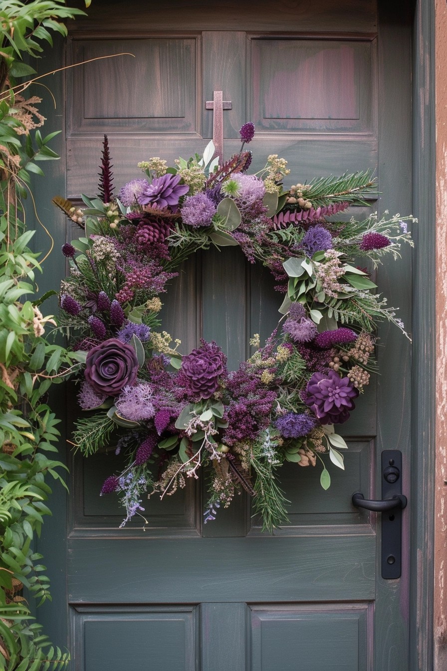 Amour Amethyst Wreath