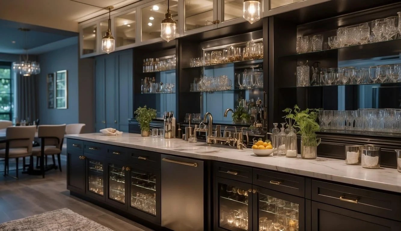 Incorporate a Chic Butler’s Pantry Wet Bar