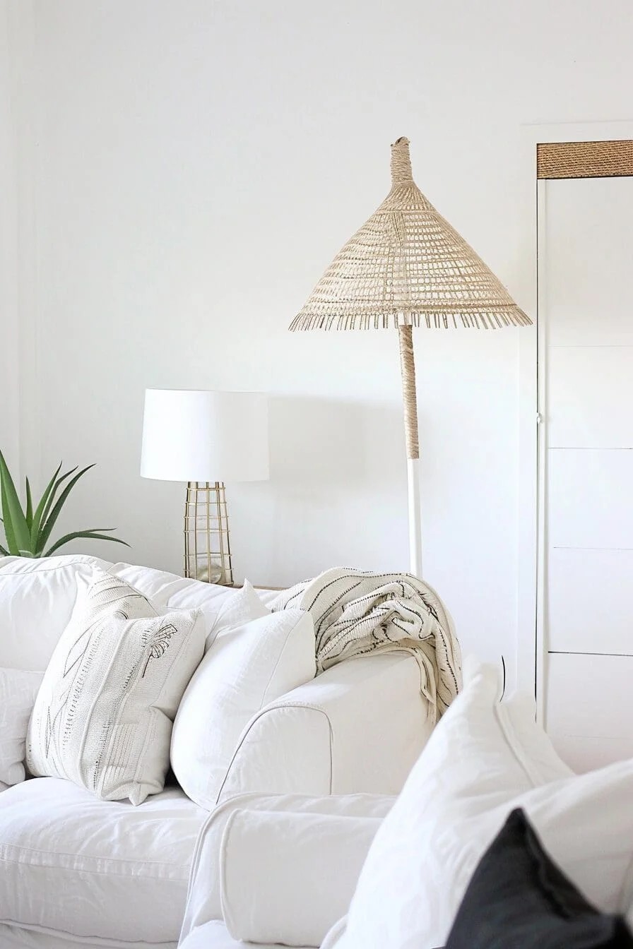 Rattan Floor Lamp