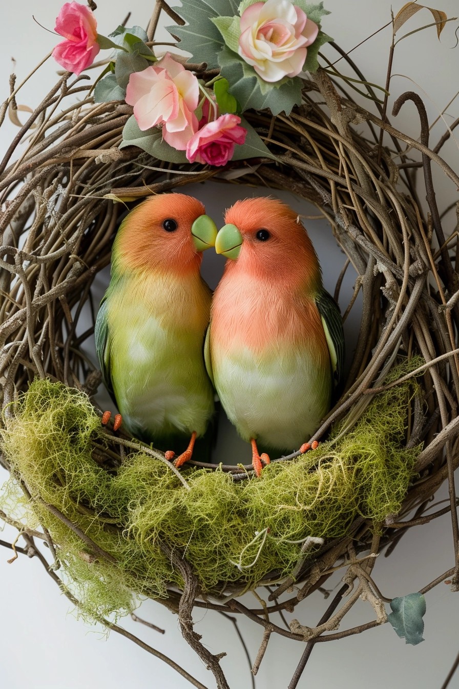 Lovebird Nest Wreath