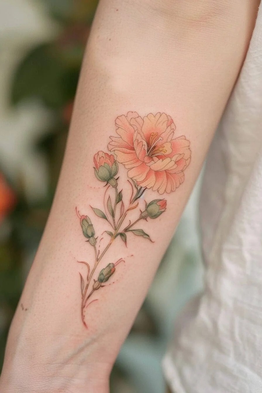 Carnation Tattoo