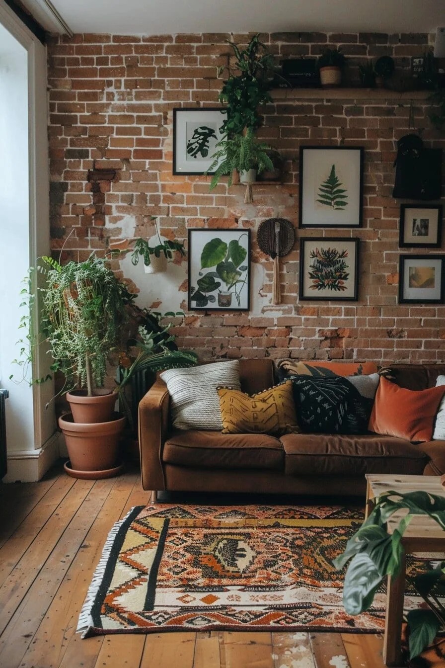 Gallery Wall with Nature Prints