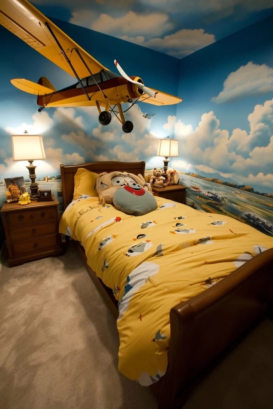 Airplane Pilot Bedroom