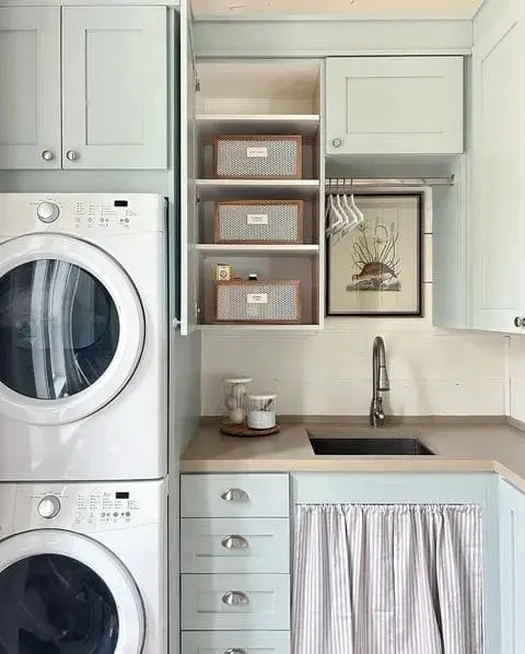 Add a Small Utility Sink to Your Compact Laundry Room