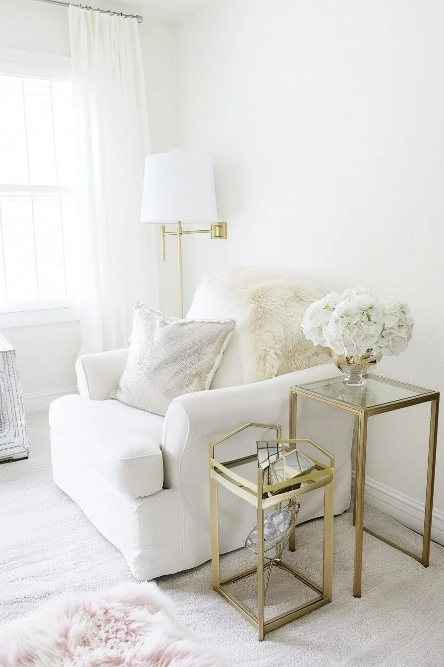 Brass Side Table