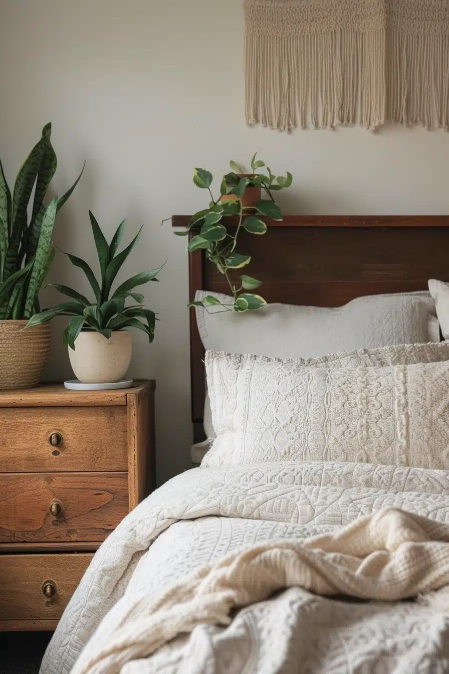 Place Plants on the Nightstand