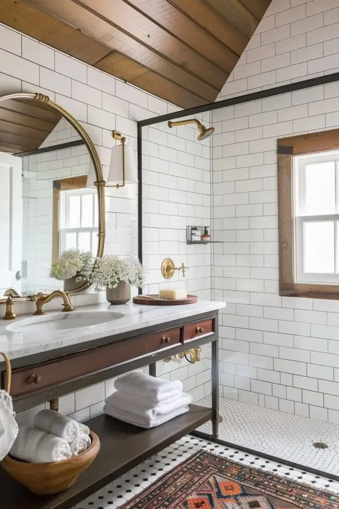 Subway Tile Walls