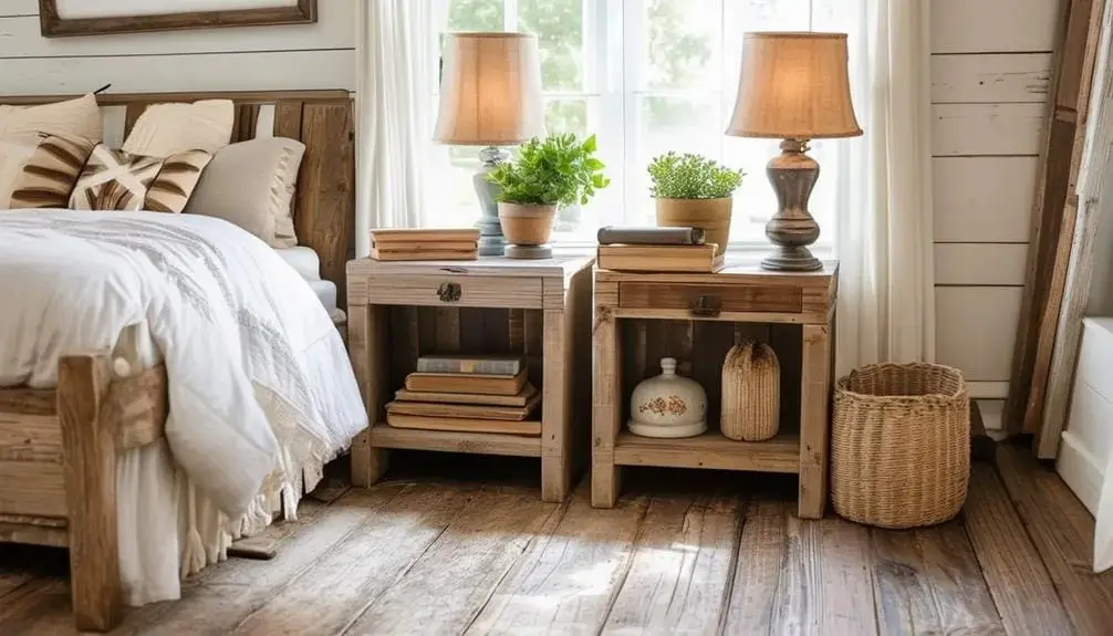 Farmhouse Style Nightstands