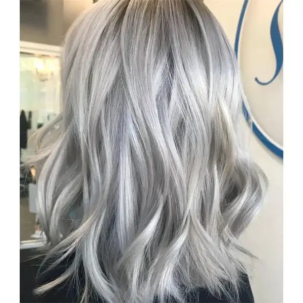 Platinum Silver Hair Color