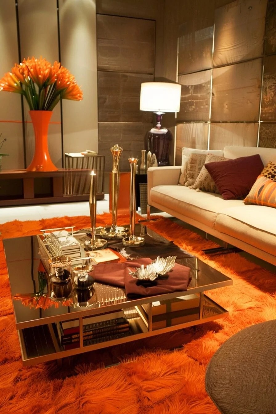 Burnt Orange Rug