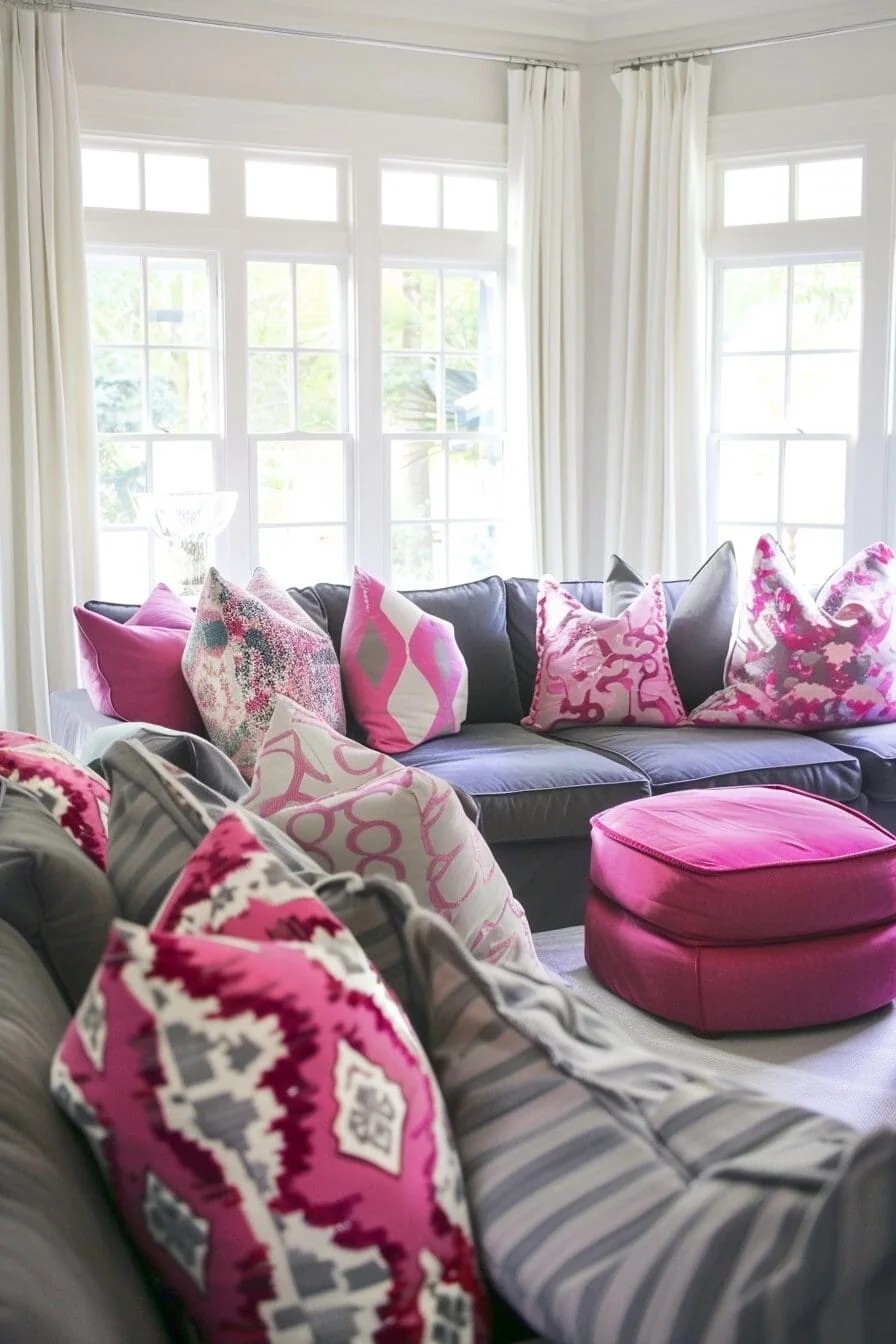 Pink Accent Pillows