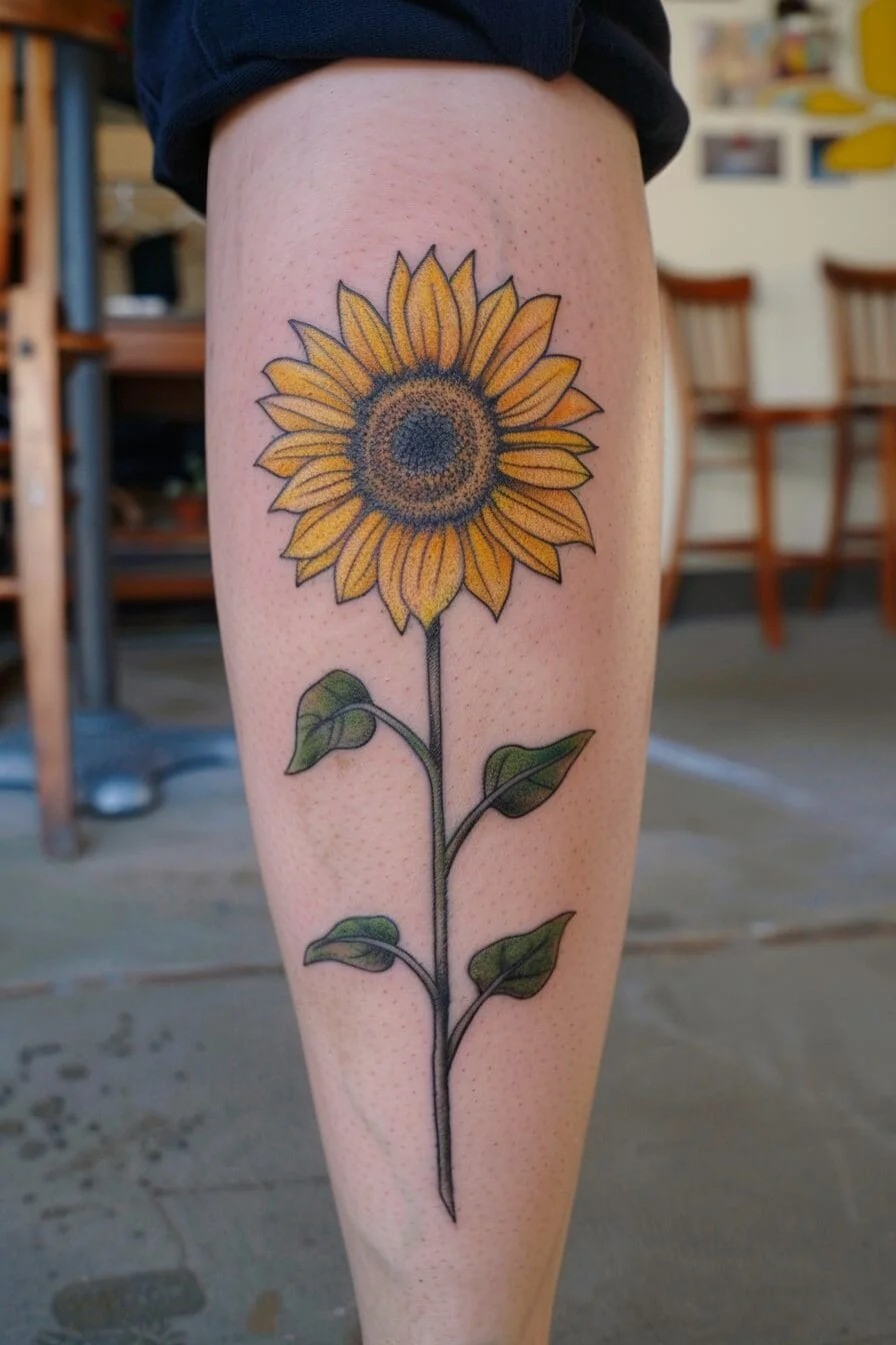 Sunflower Tattoo