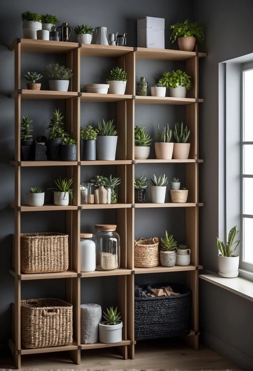 Utilize Vertical Wall Space To Organize Small Areas