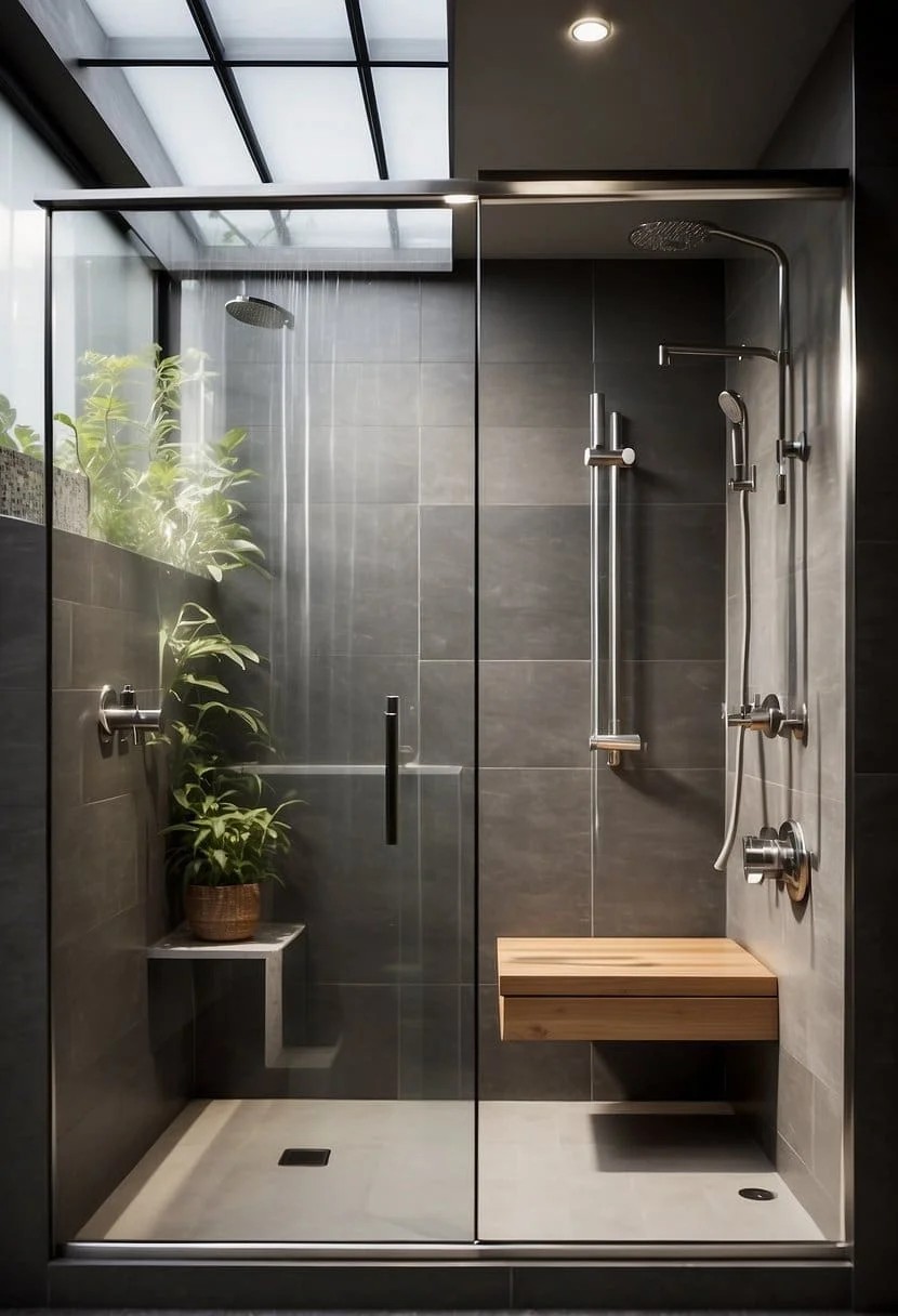 Add a Bench to Your Small Bathroom Shower for Functionality