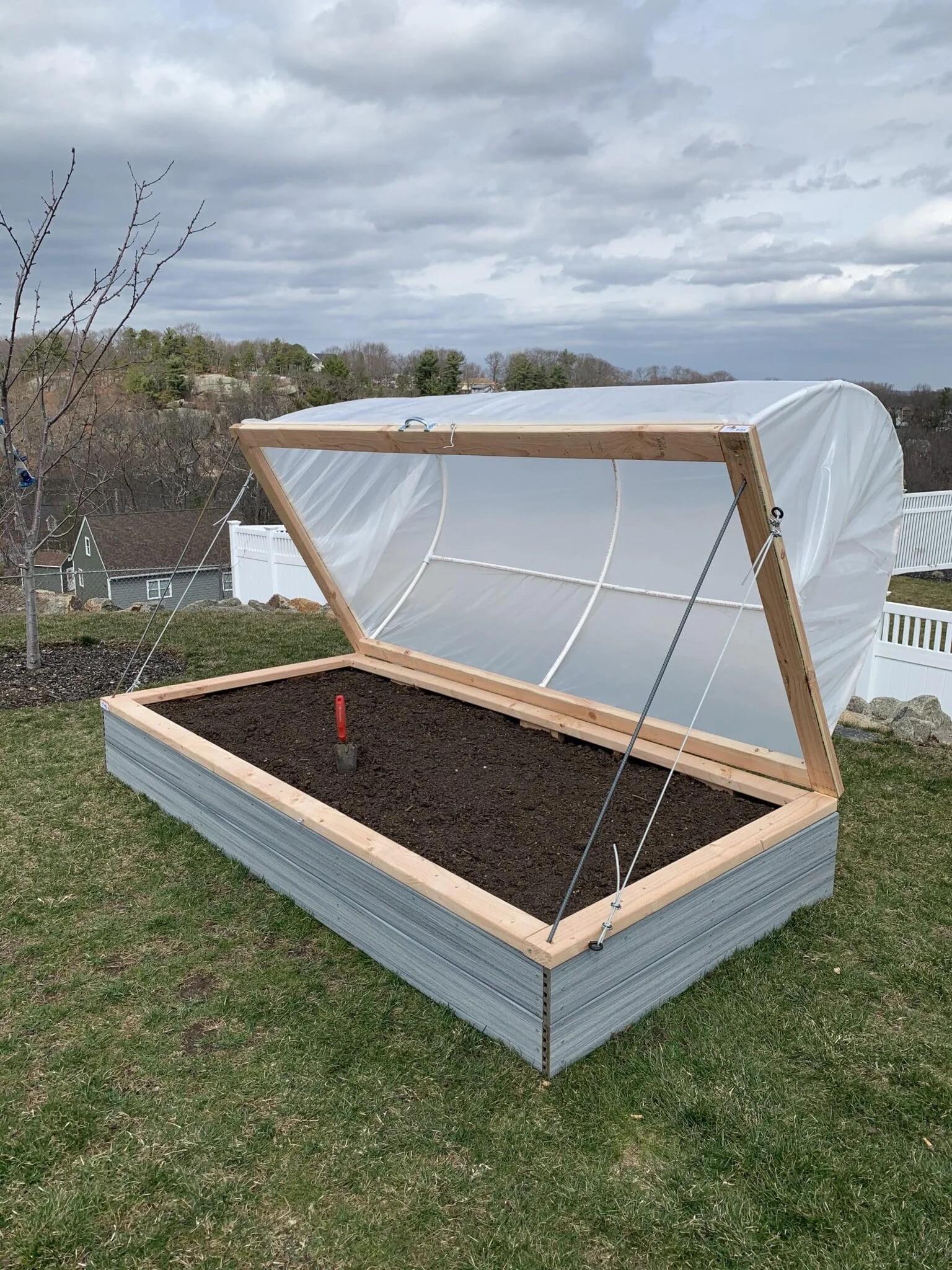 Hoop House Raised Bed