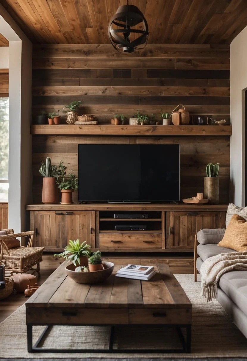 Use a Wall-Mounted Tv to Save Space on A Media Console