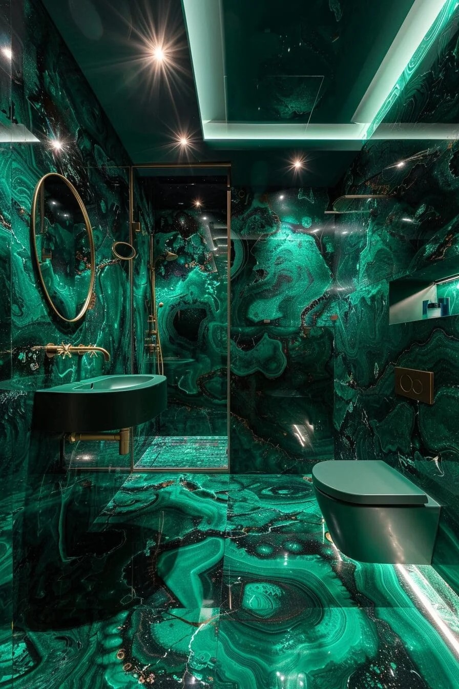 Malachite-Inspired Surfaces