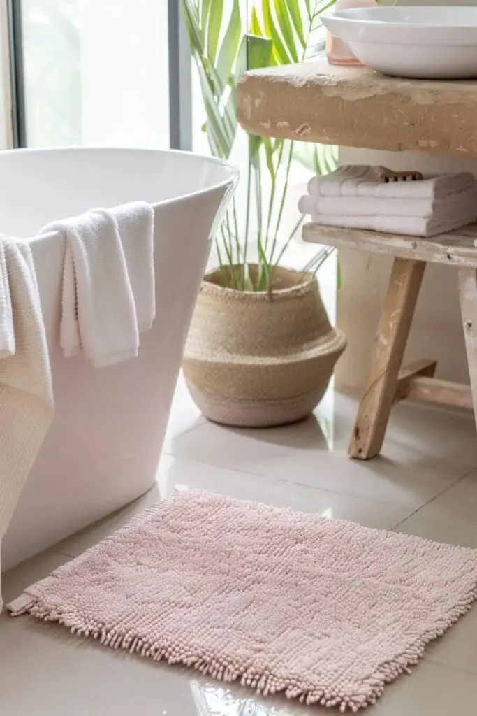 Baby Pink Bathmat