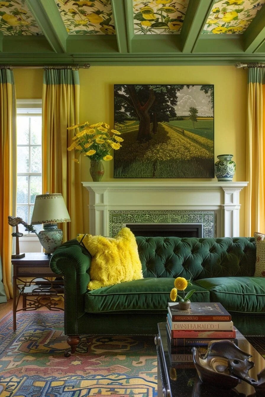 Green and Yellow Color Palette