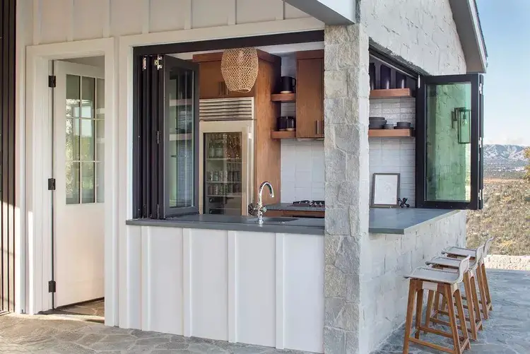 Indoor-Outdoor Kitchen