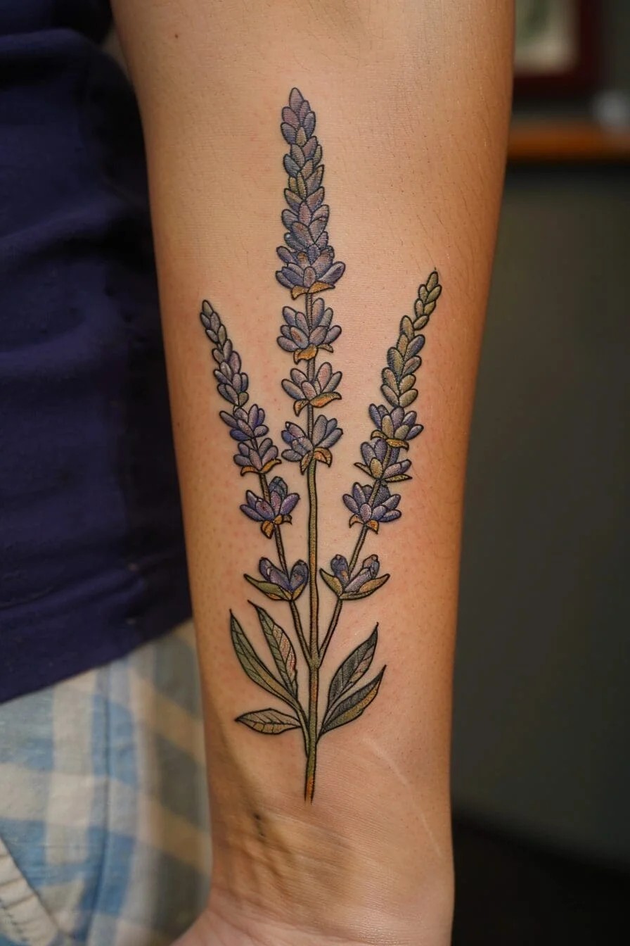 Lavender Tattoo