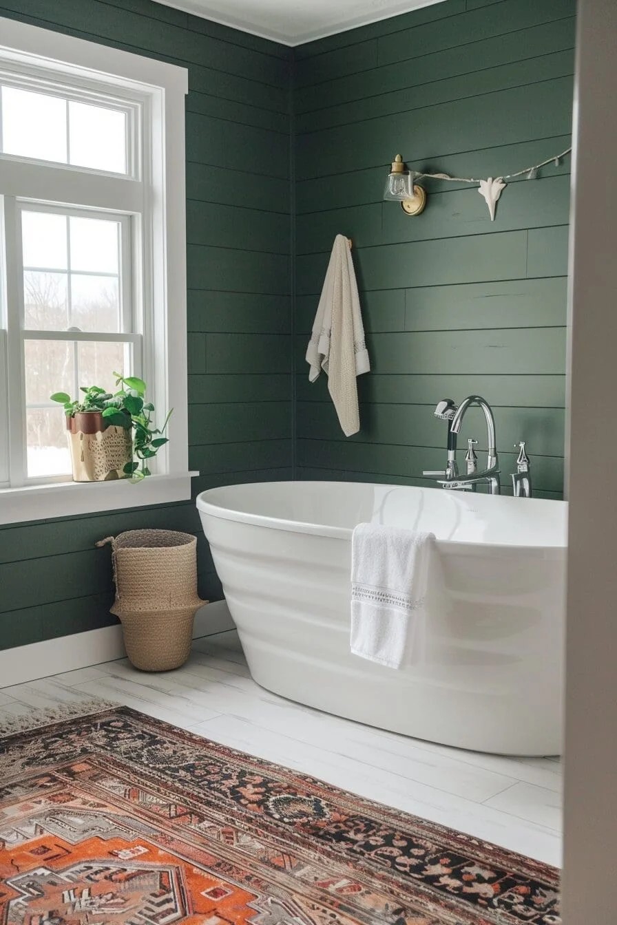 Hunter Green Shiplap