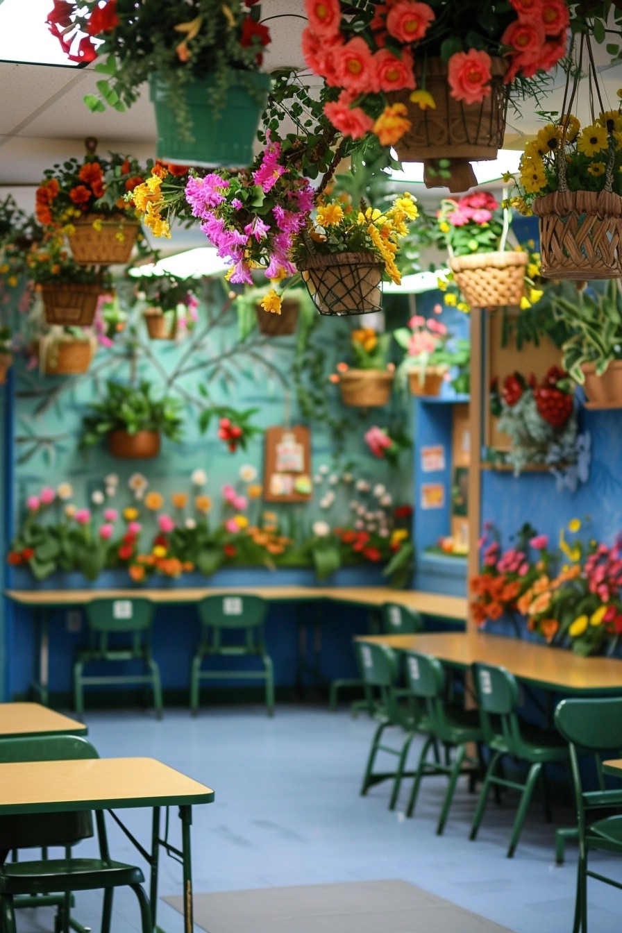 Garden-Themed Elementary Classroom