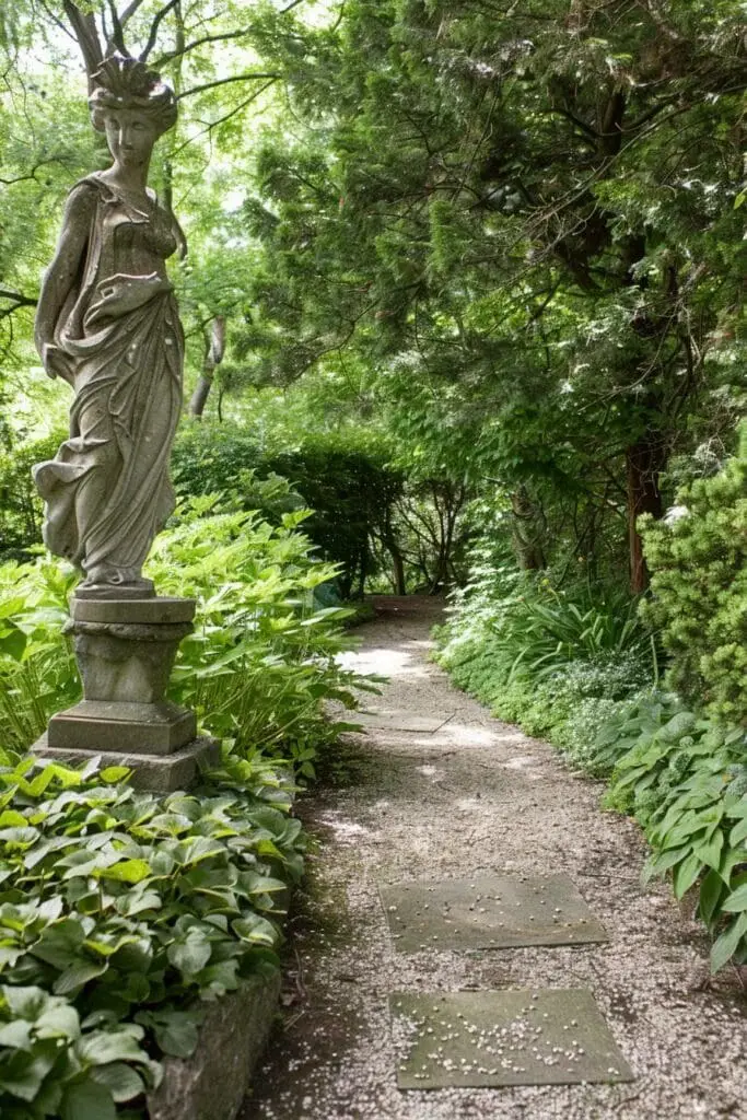 Pathway with Sculptures