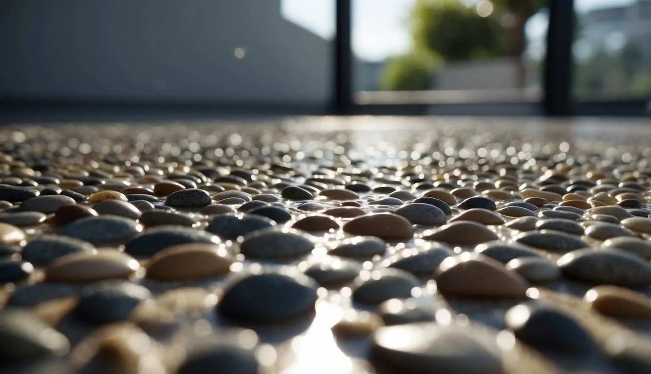 Natural Stone Pebble Shower Floor