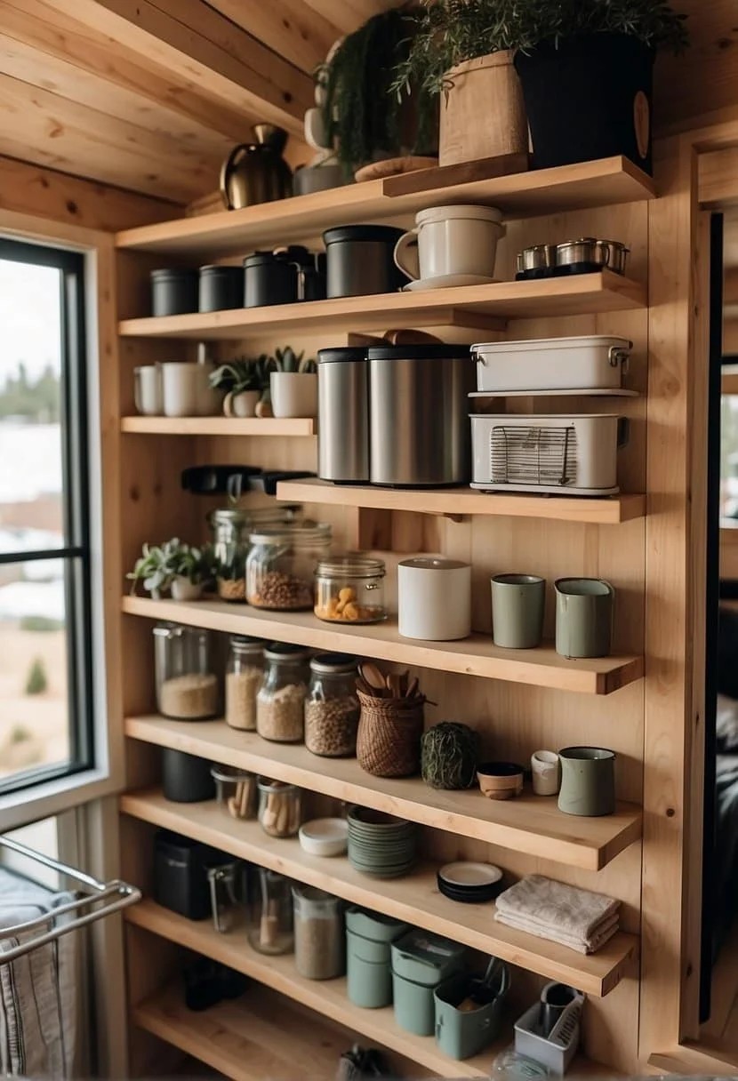 Leverage Vertical Space for Tiny-House Storage