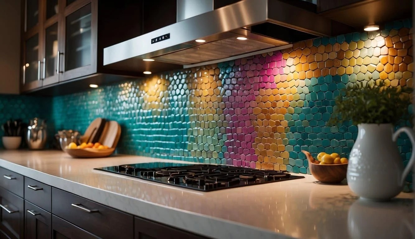 Install a Decorative Backsplash for a Pop of Color