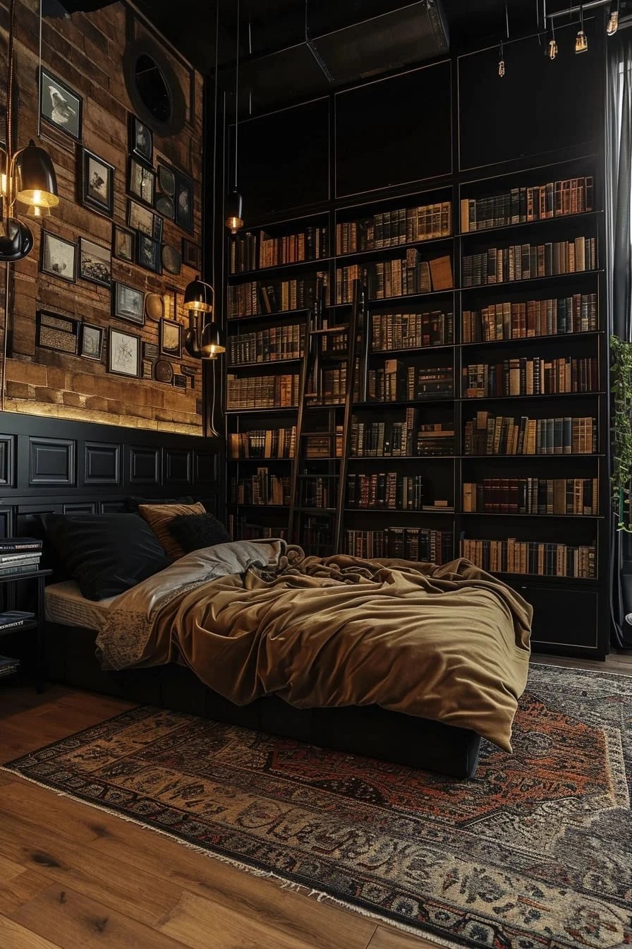 Add a Bookshelf or Library Wall