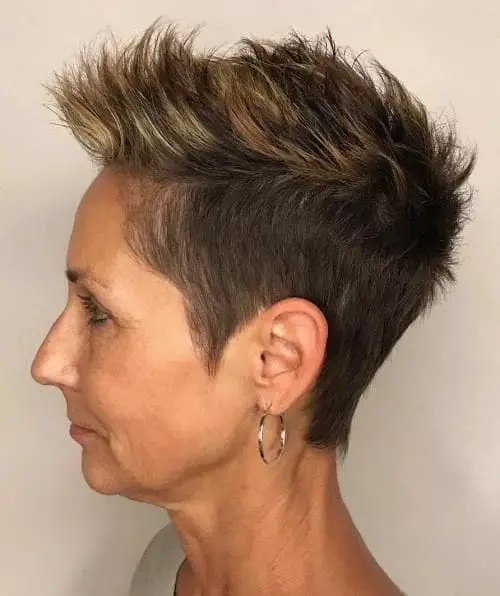 Messy Long Undercut Pixie