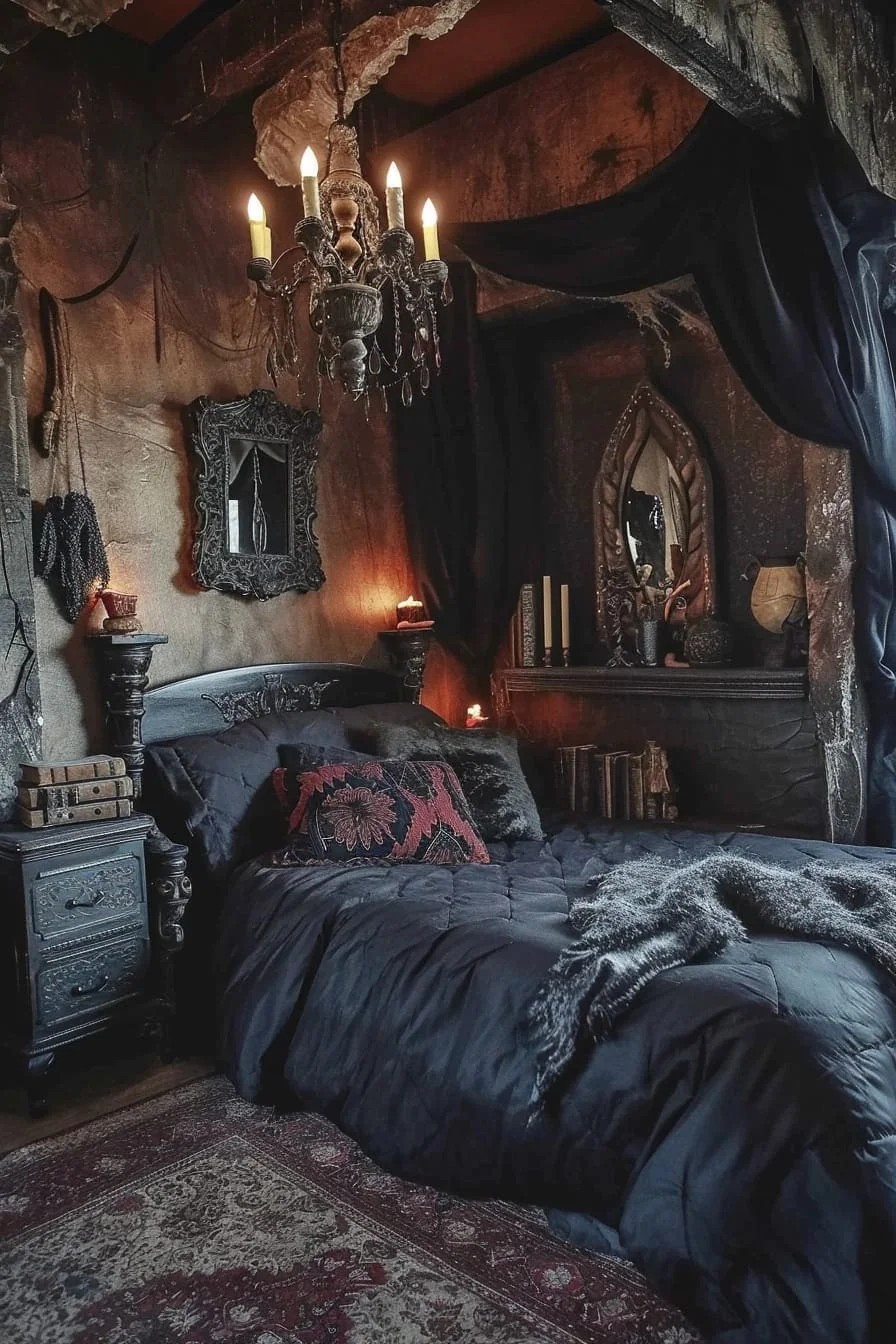 Go Dark with Bedding