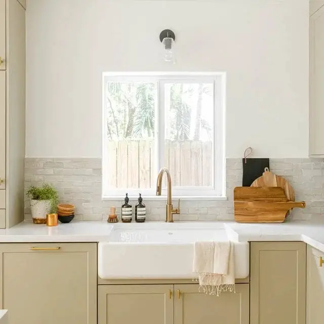 Install a Farmhouse Sink