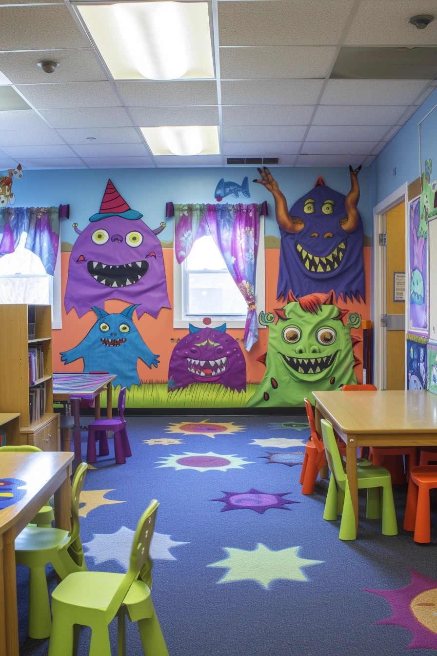 Monster-Themed Elementary Classroom