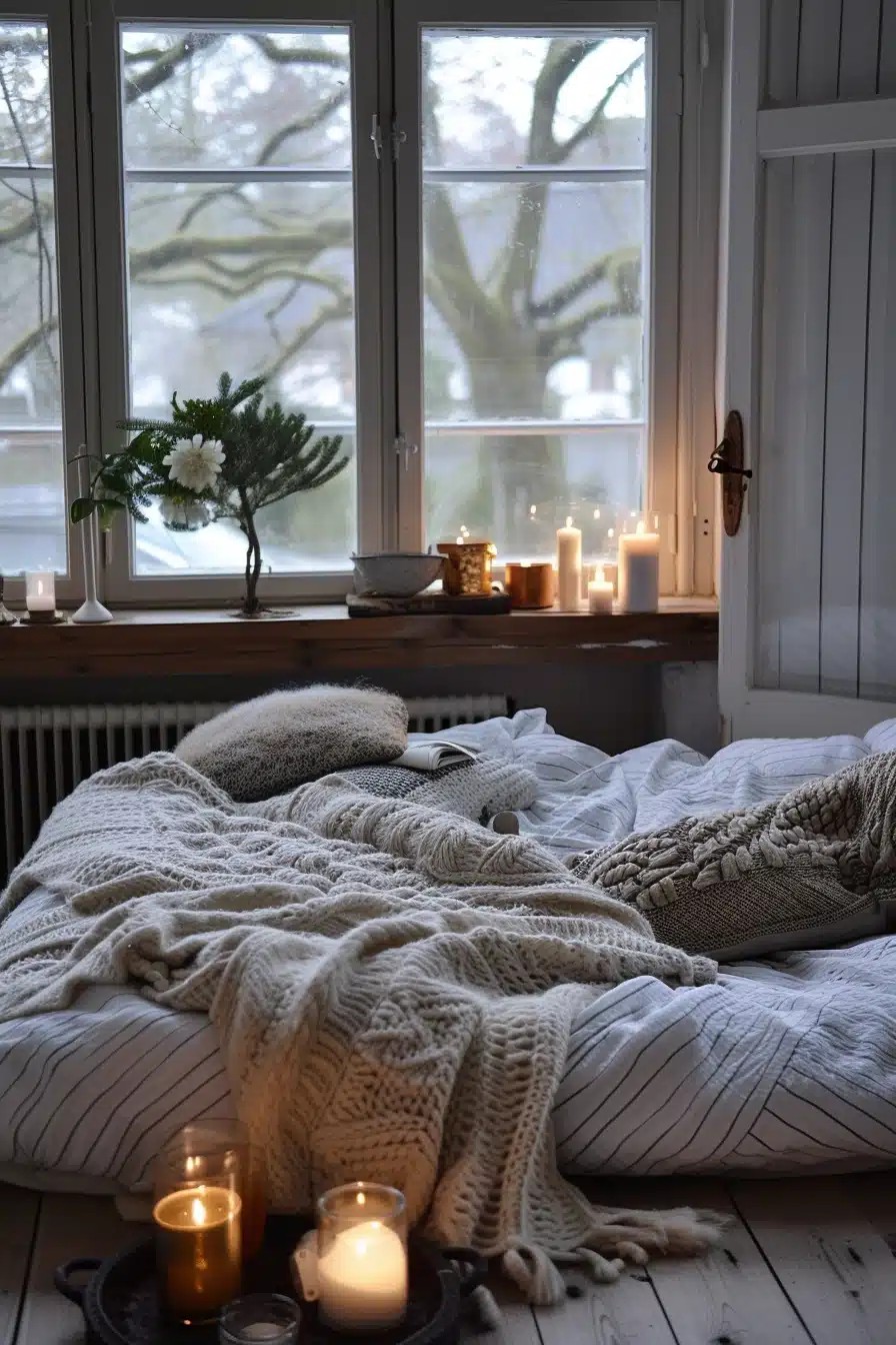 Incorporate Elements of Hygge, a Danish Concept of Coziness and Well-Being, into Your Décor