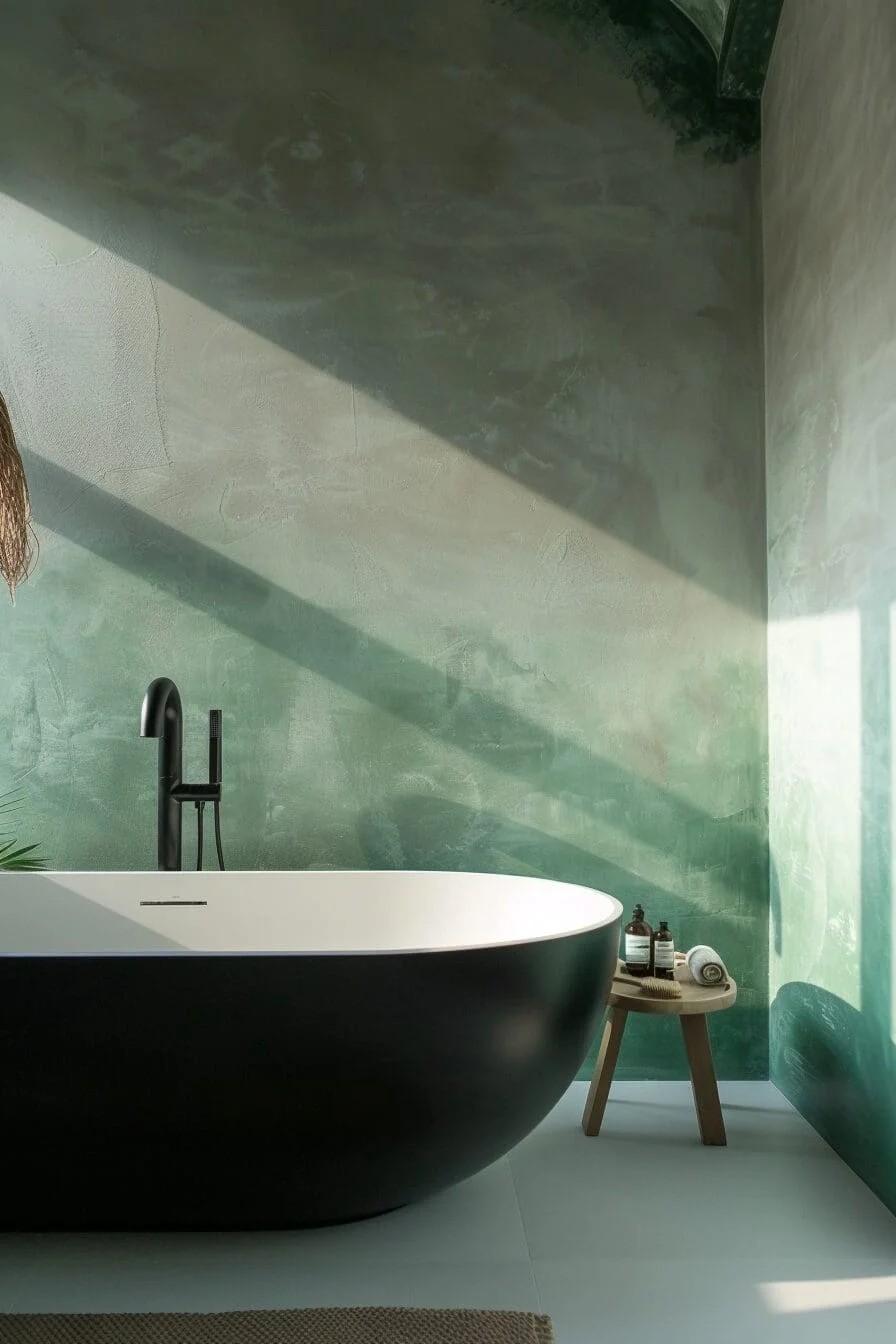 Green Ombre Walls