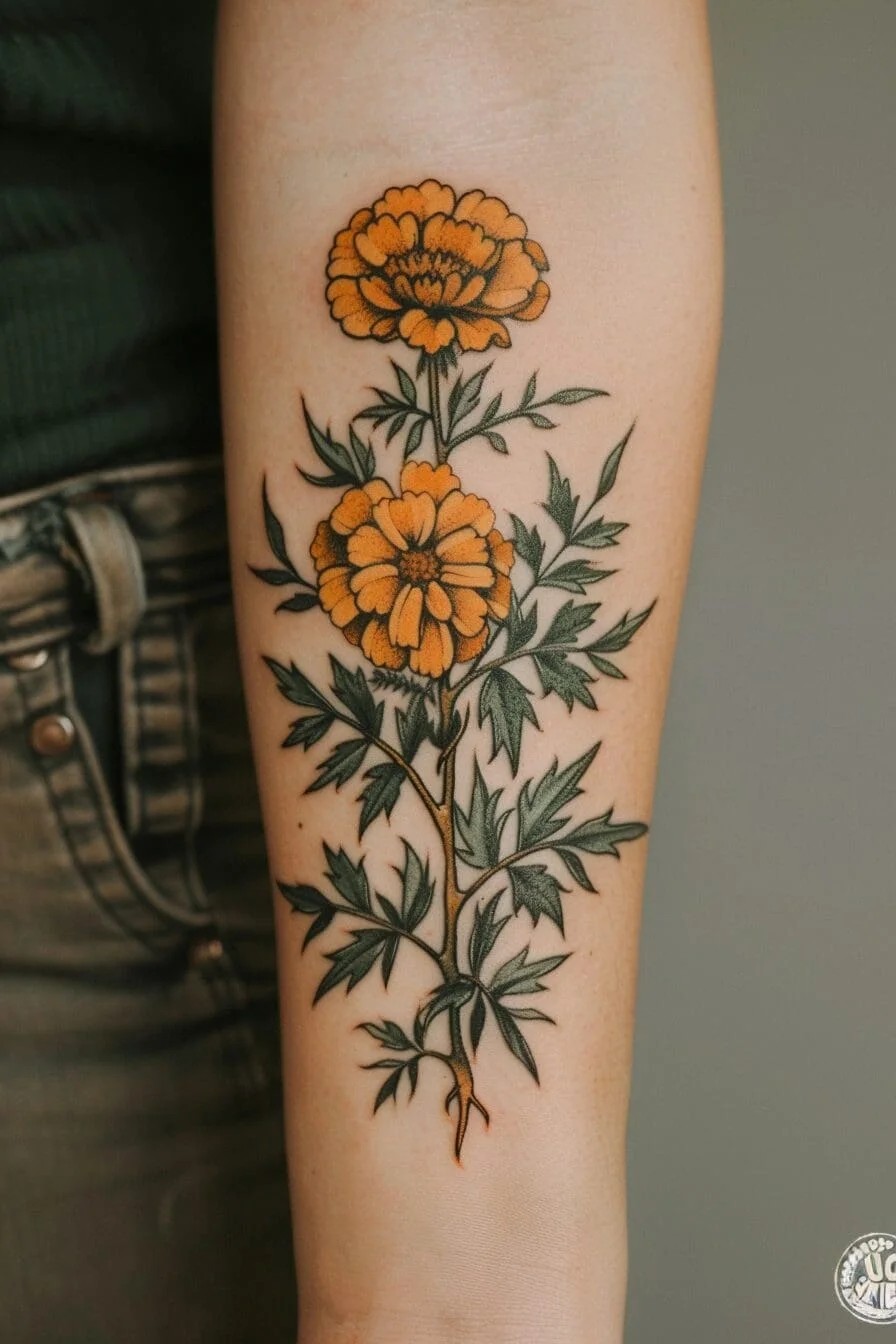 Marigold Tattoo