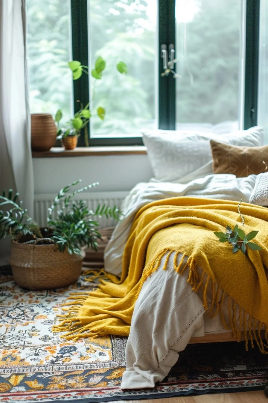 Yellow and White Scandinavian Design